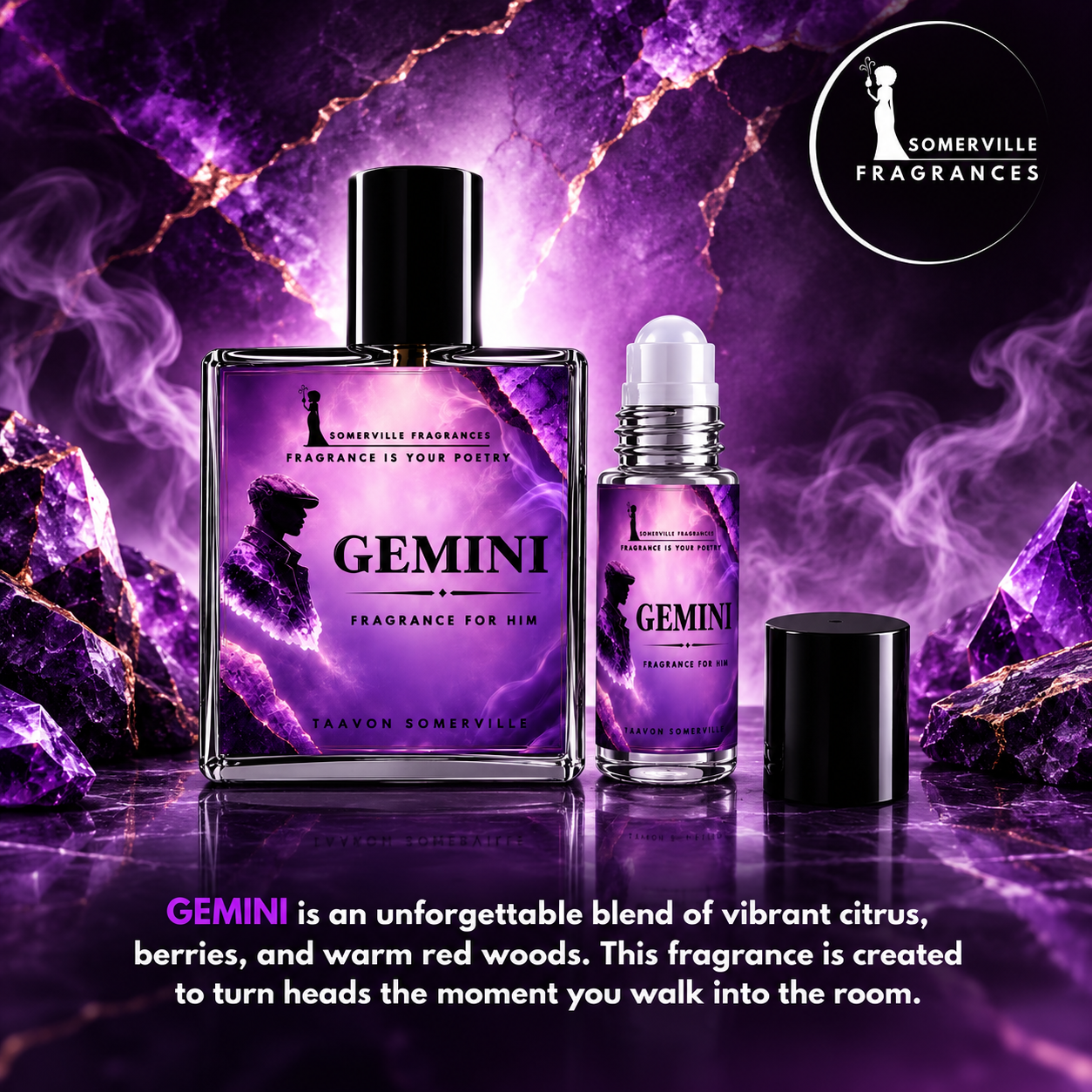 GEMINI: Cologne & Roll On For Him