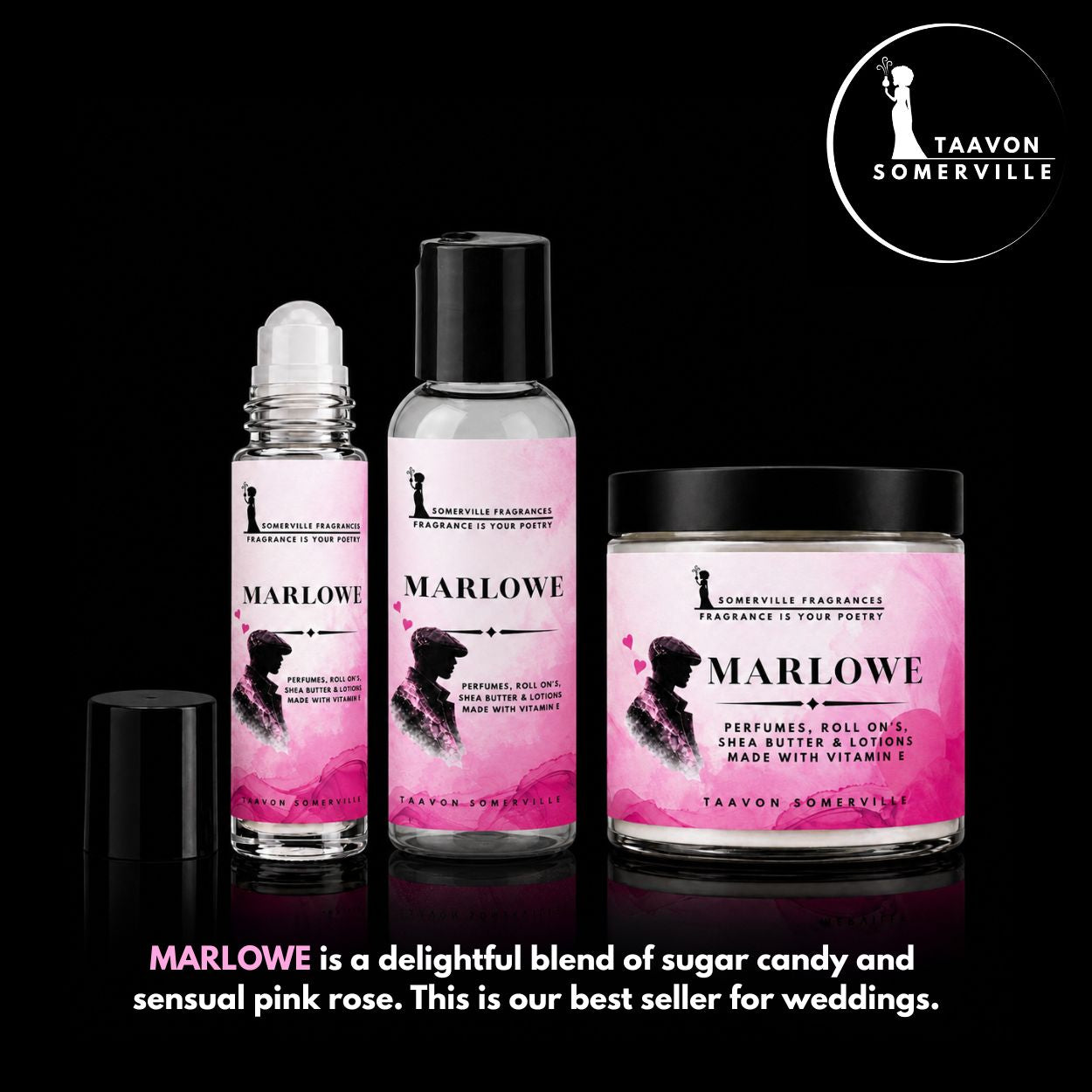 MARLOWE: Perfume Shea Lotion, Shea Butter & Body Roll On For Her