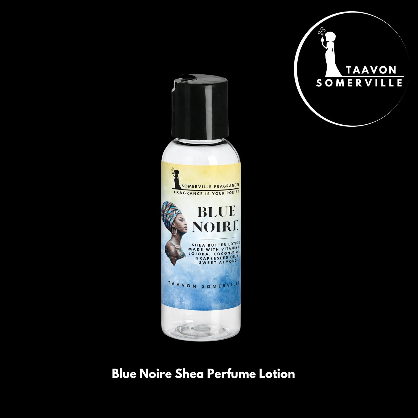 BLUE NOIRE SHEA BUTTER PERFUME LOTION FOR HER