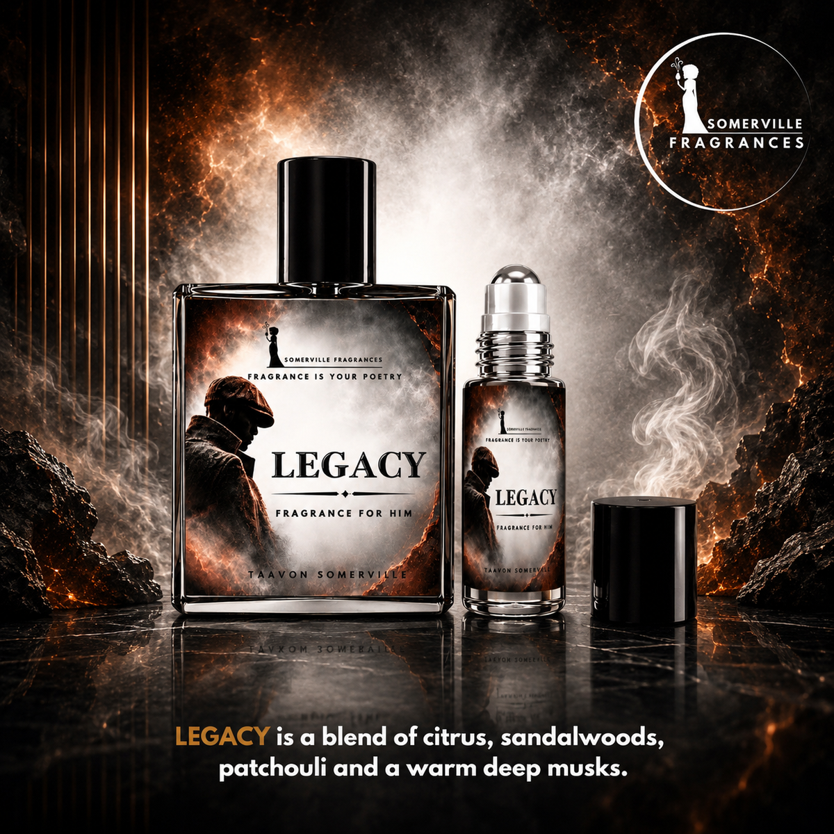LEGACY:  Cologne & Roll On For Him
