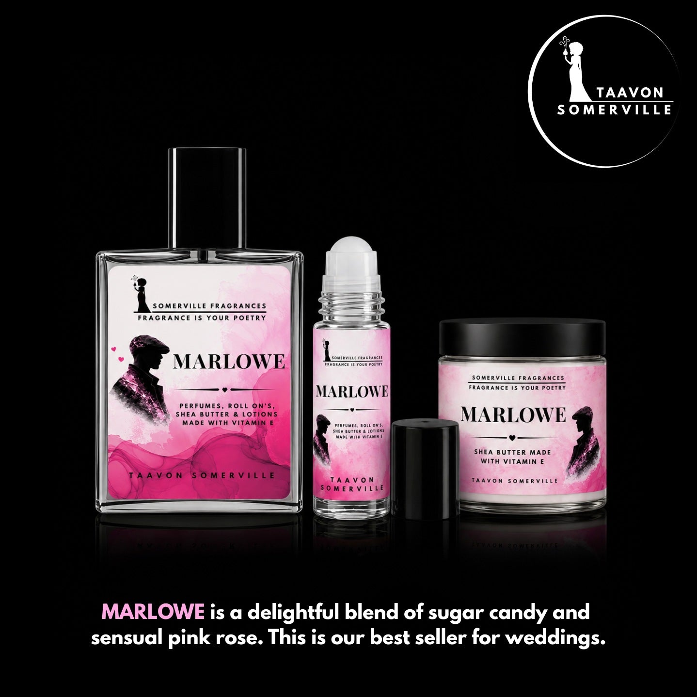 MARLOWE: Perfume, Shea Butter, & Roll On For Her