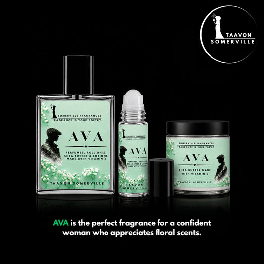 AVA: Perfume, Shea Butter, & Roll On For Her