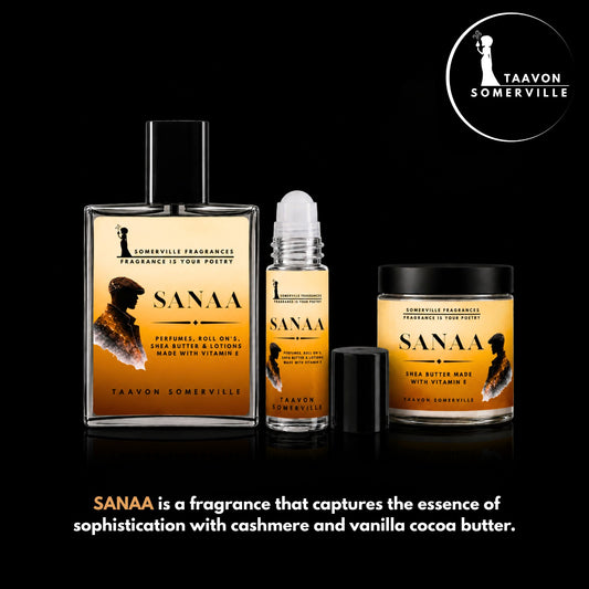 SANAA: Perfume, Shea Butter, & Roll On For Her