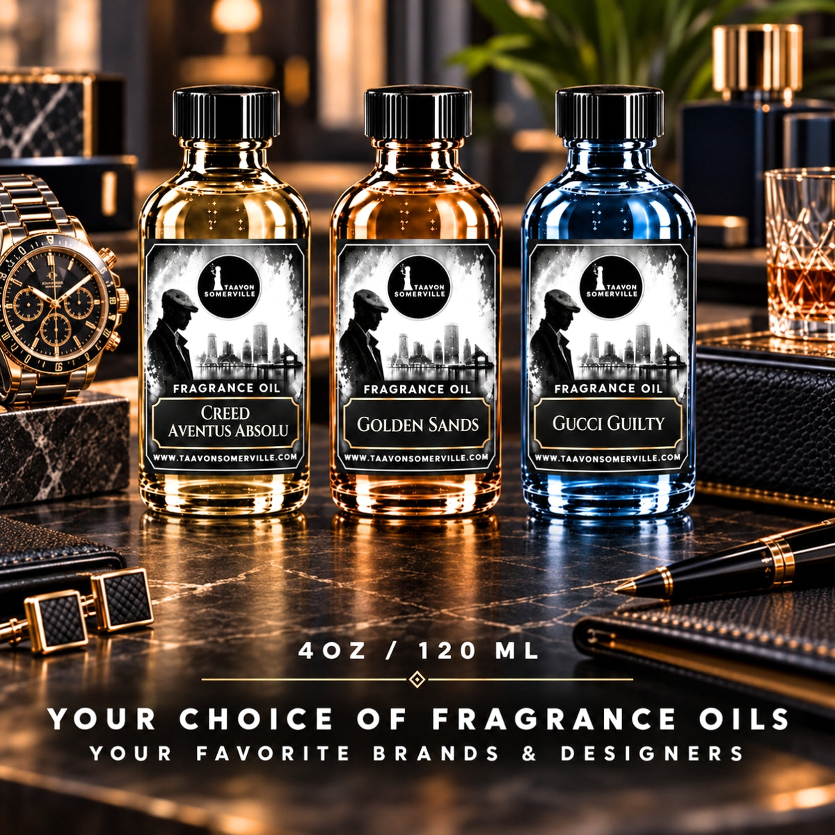 Men's & Unisex Body Oils 4oz