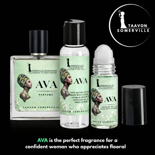 AVA BUNDLE: PERFUME, ROLL ON & SHEA LOTION FOR HER