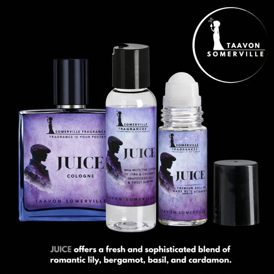 JUICE BUNDLE: COLOGNE, ROLL ON & SHEA LOTION FOR HIM